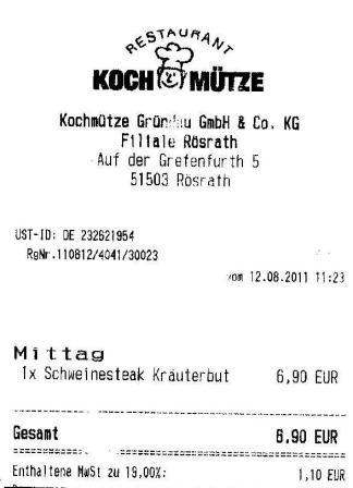 sbve Hffner Kochmtze Restaurant